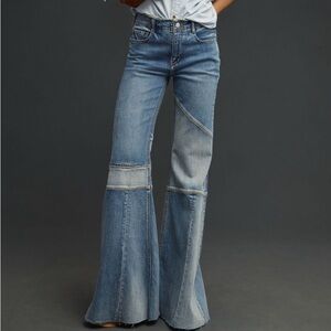 Anthropologie Pilcro The Supermodel Mid-rise flare jeans Size 31 tall
